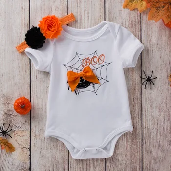 

My First Halloween Baby Romper Infant Girl Boy Climbing Jumpsuit Cotton Short Sleeve High Quality Clothing Bebes Clothes