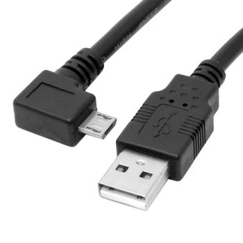 

Xiwai Micro USB Male Left Angled Angled 90 Degree to USB 2.0 Data Charge Cable for Phone & Tablet Black 3m 2m 1.5m 1m
