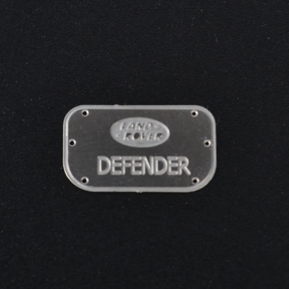 

TRX4 Stainless Steel Stereo Logo Metal Badge for 1/10 RC Crawler Car Traxxas TRX4 Defender