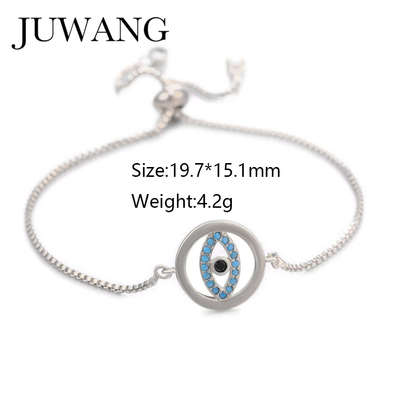 Классические женские браслеты Blue Evil Eye регулируемый женский браслет цвета