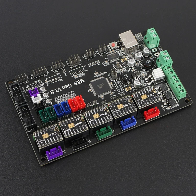 Dotbit 3d принтер аксессуары TMC2130V1.0 Драйвер+ MKS GEN V1.3 Основной комплект платы управления и пандусы