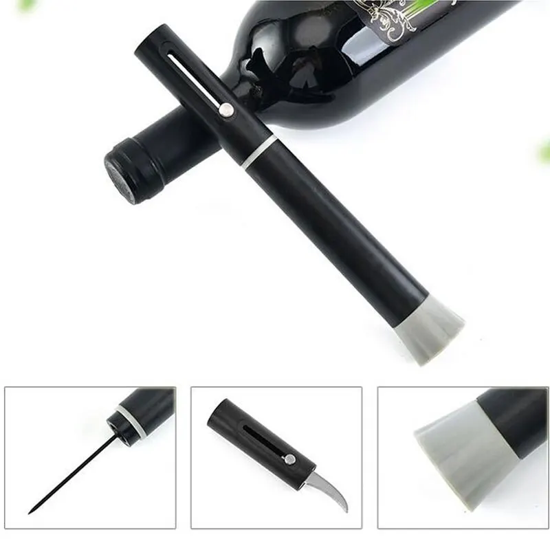 Air Pressure Kitchen Red Wine Opener Bottle Popper Pumps Corkscrew Cork Out Tool