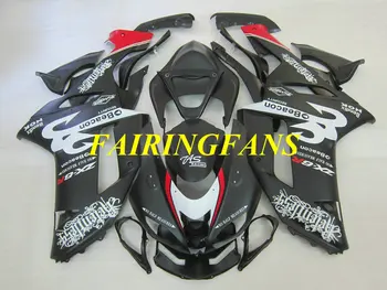 

Injection mold Fairing Body kit for KAWASAKI Ninja ZX6R 636 07 08 ZX 6R 2007 2008 White Black Fairings bodywork+gifts KN01