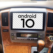Автомобильный мультимедийный плеер для Toyota Alphard 2007 2006 2005 2004 Android 10,0 Gps BT Навигация стерео магнитофон радио головное устройство