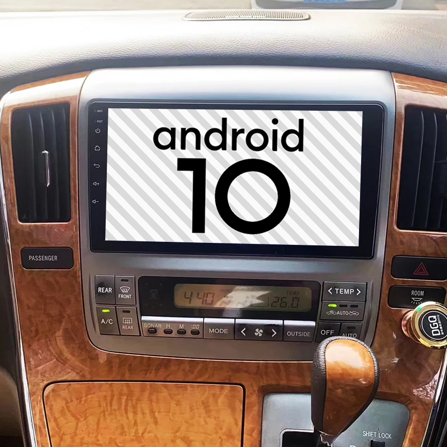 Автомобильный мультимедийный плеер для Toyota Alphard 2007 2006 2005 2004 Android 10 0 Gps BT Навигация