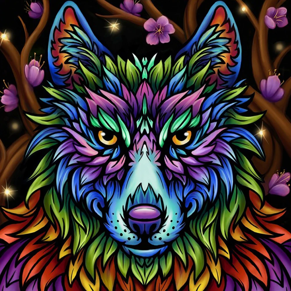 

Full Square/Round Drill 5D Diamond Painting Diamond Embroidery Animal Room Decoration Crystal Mosaic Picture Of Rhinestone