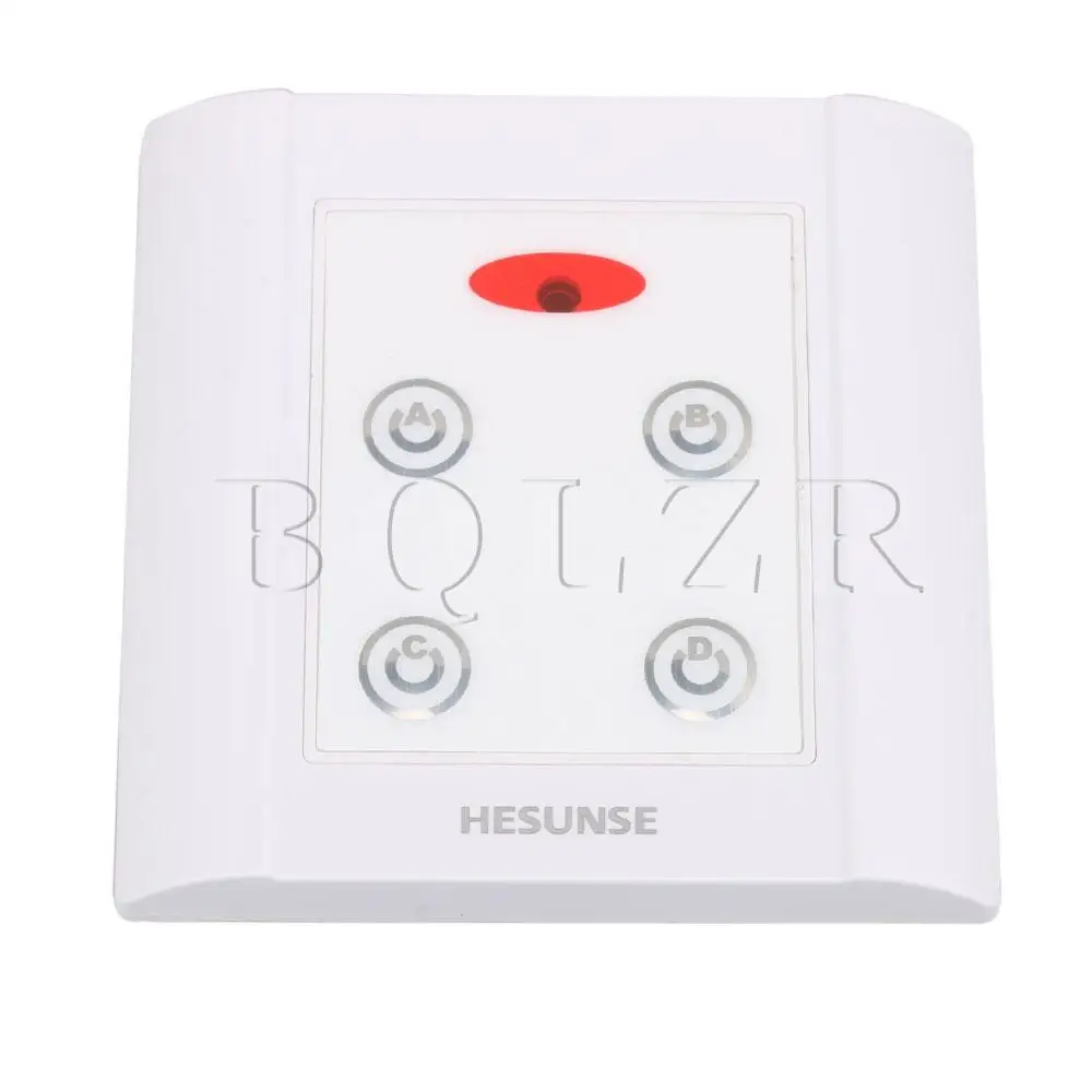 

BQLZR AC100-250V 4 Channel Infrared Remote Control Switch Wall Lighting Switch