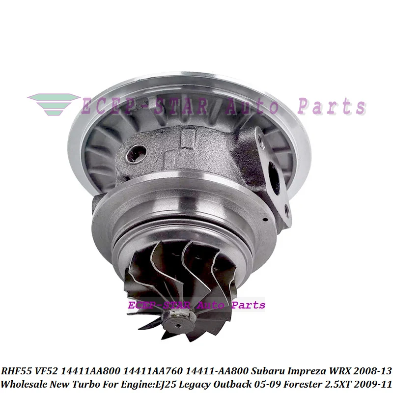 Турбо-картридж КЗПЧ RHF55 VF52 14411-AA800 14411-AA760 14411AA800 для Subaru Impreza WRX STi Legacy Forester Outback 2.5XT 04
