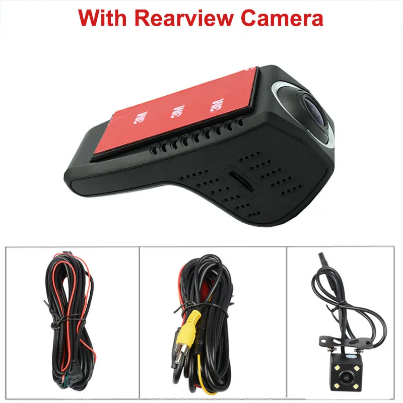 Kampacar Авто DVR видеорегистратор s 1080P Мини видеокамера с двумя объективами SONY IMX323 видеорегистраторы Novatek 96658 видеорегистратор Автомобильные видеорегистраторы - Название цвета: With Rear Lens