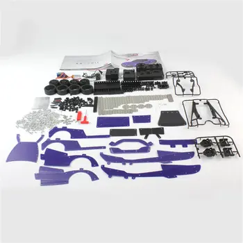 

SW(RC)-002 518pcs 1/16 Stainless Steel Remote Control DIY Assembly RC Car Building Blocks Model for Children Gift