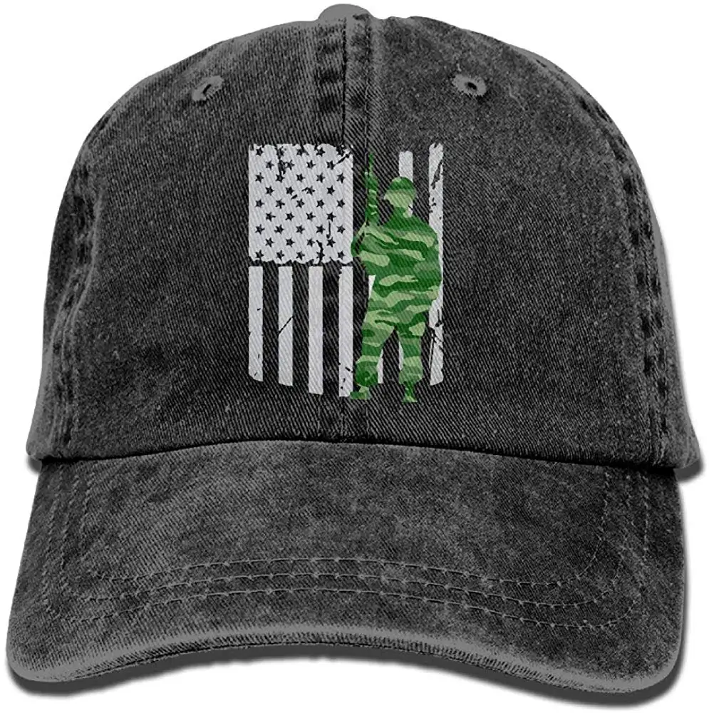TSDFCUSA американский флаг военная армия Ветеран 1 унисекс бейсбольная кепка хлопок деним Регулируемая Кепка для гольфа s для мужчин и женщин
