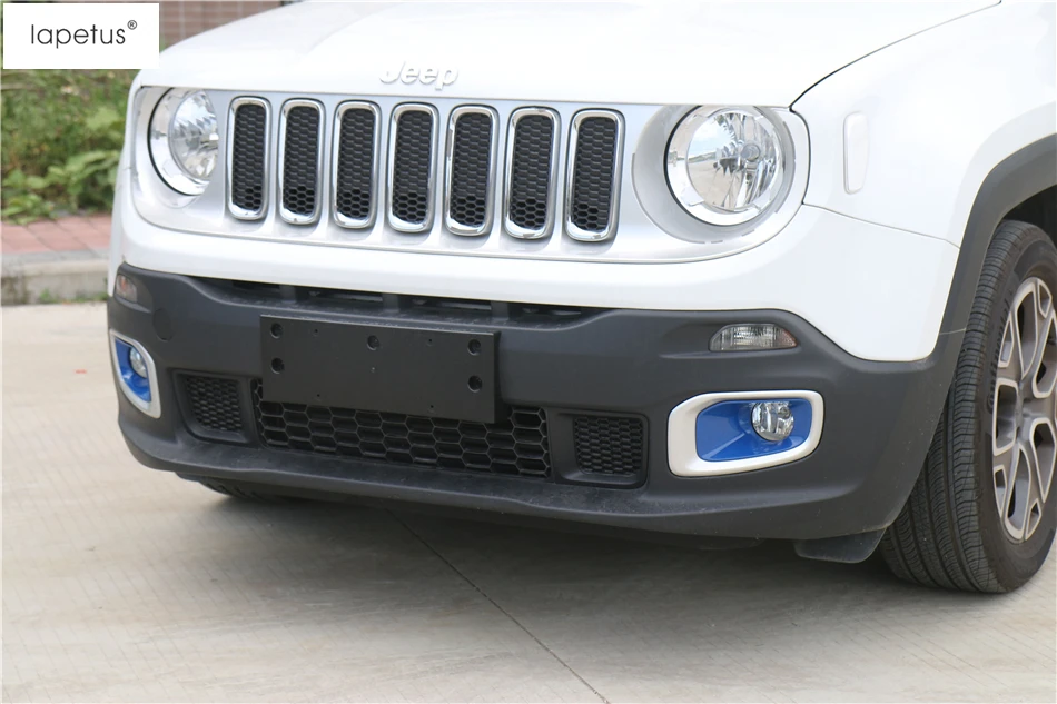 Аксессуары для Jeep Renegade передняя фара наружная противотуманная фара формовочная крышка комплект отделка/4 цвета