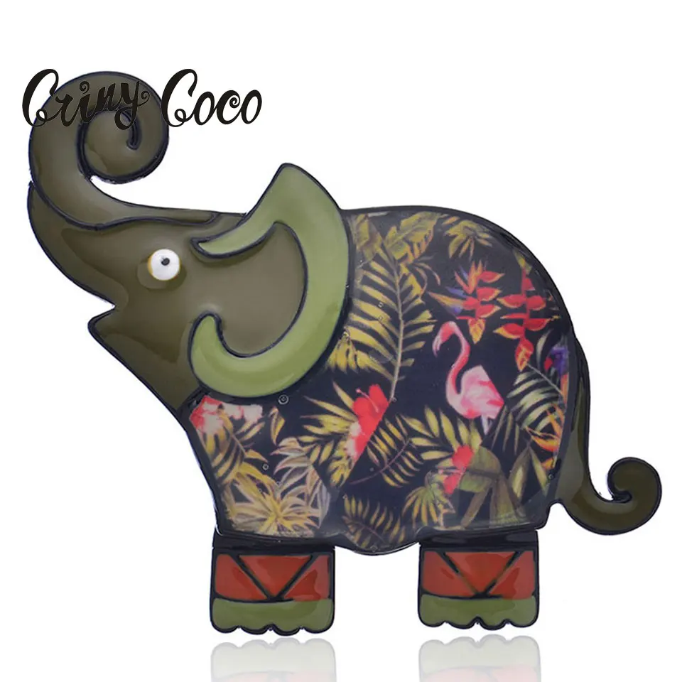 Cring Coco Новое поступление броши и булавки в форме слона Женская модная Бижутерия