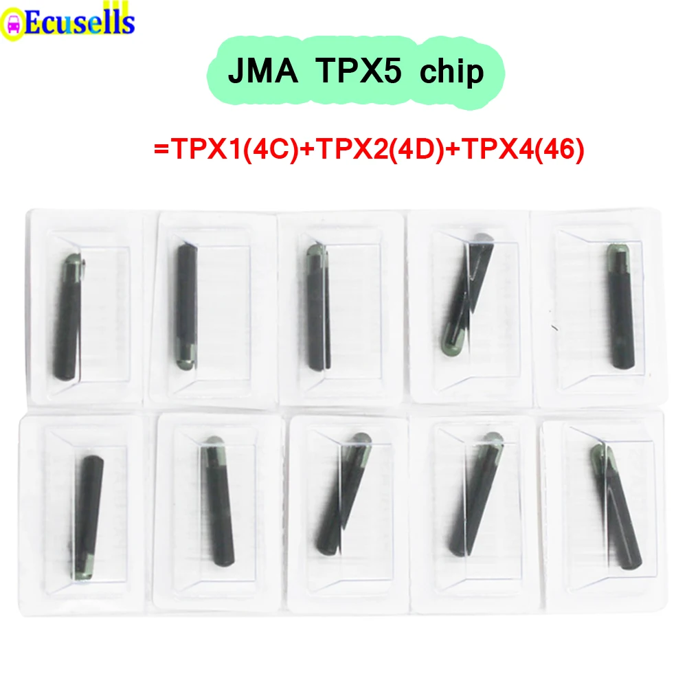 5 шт/10 шт транспондер чип cloner TPX5 3 в 1 (включая TPX1 TPX2 TPX4) для JMA стеклянный чип|Ключ от