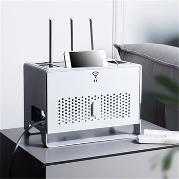 

Office Desktop Storage Box Cross Plastic Rectangular Junction Router