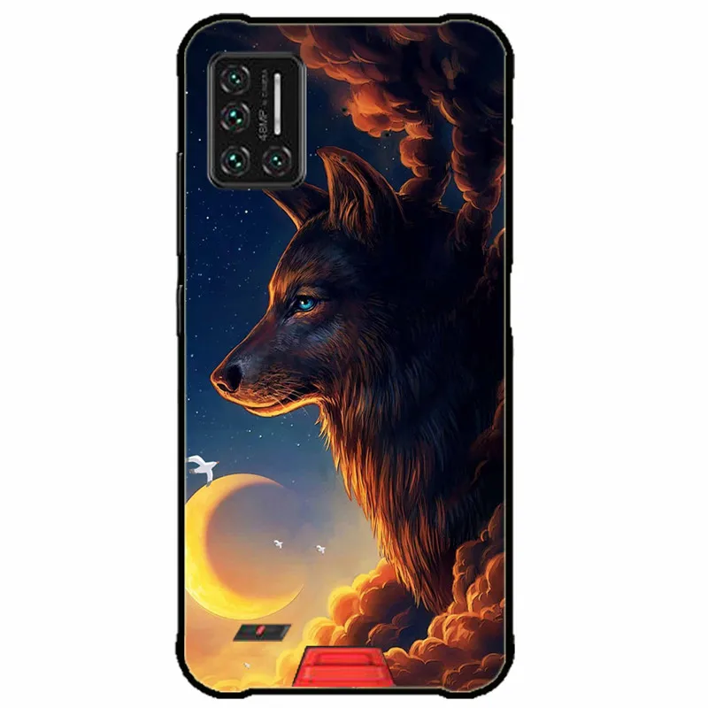 waterproof pouch for swimming For Umidigi Bison Case X10 Pro GT Silicone Soft Wolf Phone Cover For Umidigi Bison X10 Pro Case X10 TPU Fundas Paras Capa cute waterproof phone pouch