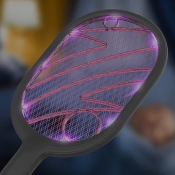 

Rechargeable USB Electric Mosquito Swatter Insect Fly Handheld Portable for Home BJStore