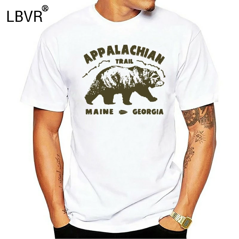 Винтажная походная футболка Appalachian Trail большая дымчатая гора крутая для кемпинга