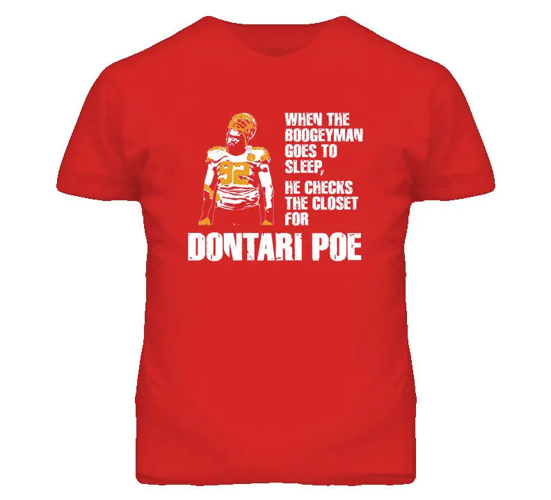 Футболка для футбола Dontari Poe Boogeyman Kansas City | Мужская одежда