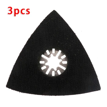 

3pcs Sanding Disc Base Set Triangular Abrasive Hook & loop Oscillating