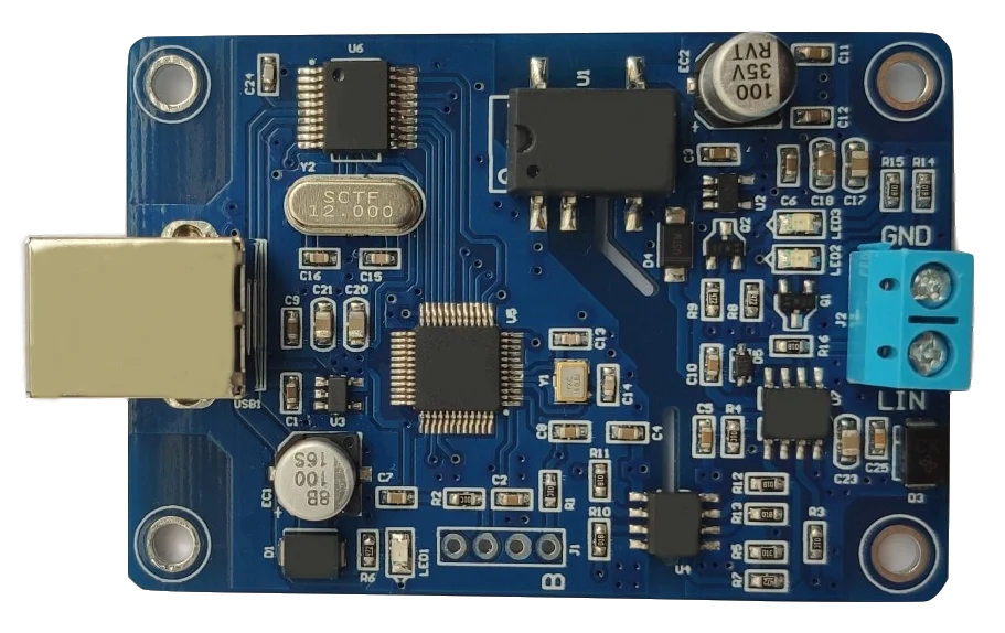 LIN Bus Analysis Module/USB to LIN Module (Isolated)Building