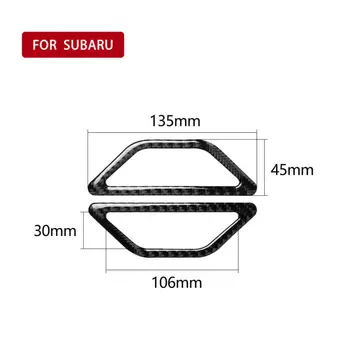 

Carbon Fiber Car Dashboard Air Vent Outlet Trim Interior Car Styling For Subaru BRZ Toyota 86 2013-2020 Auto Accessories
