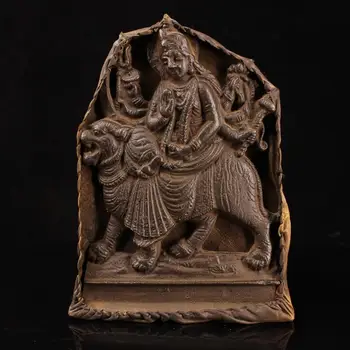 

Wedding decoration collection of Tibetan temples, old hand-made iron six-arm hair care body Buddha statue Necklace pendant