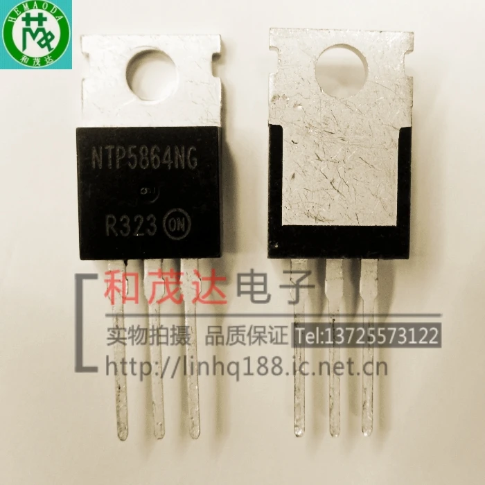 5 шт. новые оригинальные NTP5864NG N 60 в 63A TO-220