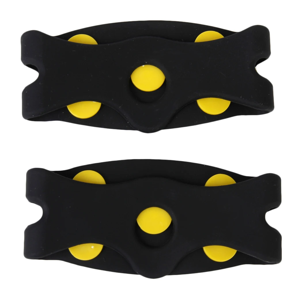 Anti-Skid Snow Ice Climbing Shoe Spikes Grips Lightweight Carry Anti-Slip Ice Crampons Hiking Climbing Walking Fishing Equipment