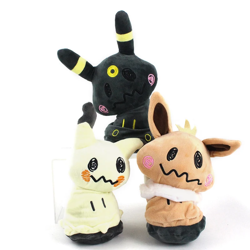 23-26 см милые Sylveon Eevee Umbreon Косплей Mimikyu плюшевые игрушки мягкие куклы Peluche подарки на день рождения для детей