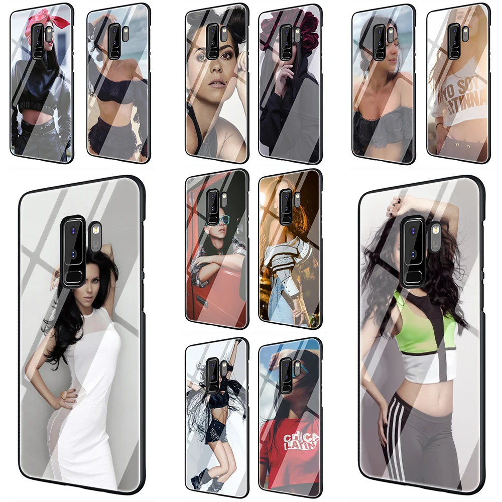 Inna Tempered Glass Phone Cover Case For Samsung Galaxy S7 edge S8 Note 8 9 10 Plus A10 20 30 40 50 60 70