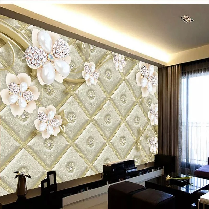 Большие настенные 3D обои на заказ современные модные креативные Роскошные с