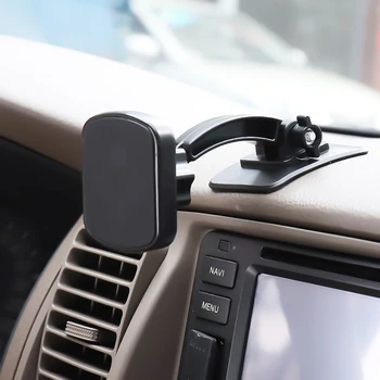 

Wholesale Adjustable Magnetic Car Phone Holder Stand Dashboard Cradle Mount Bracket For Mobile Phone GPS Phone Auto Interior