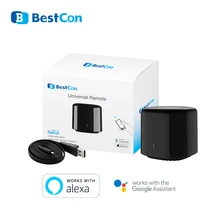 EU Plug RM4C мини BestCon бренд RM4 универсальный пульт дистанционного управления ИК и РЧ передатчик работает с Alexa и Google Home