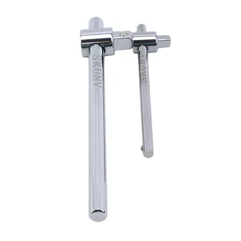 

1pc Slider 1/4 3/8 1/2 Mirror Auto Repair Rod Tube Slide Rod Socket Wrench T-type Auto Repair Tools