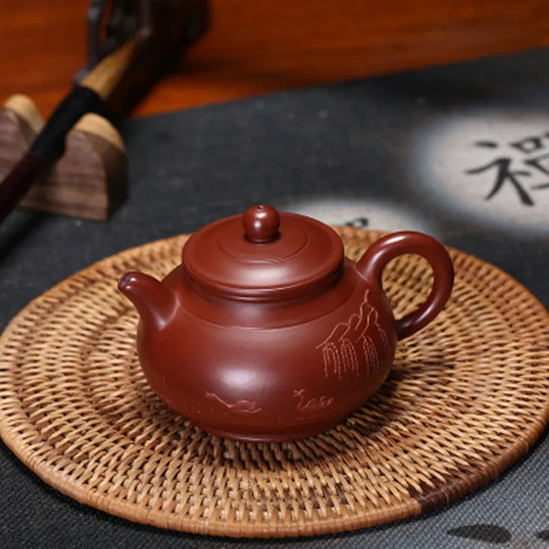 Teapot Yixing Zisha Clay Teapot Gongfu Tea Set Chinese Ceramic Teapot 130ml New Arrived High Quality With Gift Box Safe Packagin