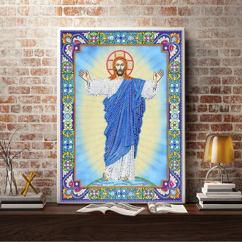DIY 5D Diamond Embroidery Icons Bead Diamond Painting Religion Large Crystal Rhinestone Pictures New Arrival (2)