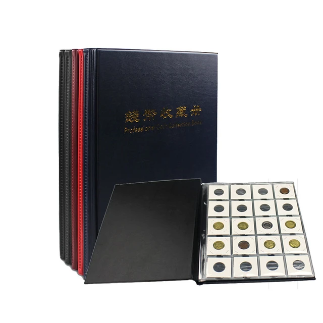 PCCB High Quality Put 200 Pieces/Coins Album For Fit Cardboard Coin Holders  Professional Coin Collection Book Bitcoin Collection - AliExpress