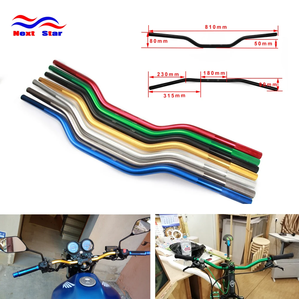 Алюминиевый руль для мотоцикла 810 мм 7/8 дюйма 22 зажимы руля HONDA KTM YAMAHA KAWASAKI SUZUKI EXC CRF