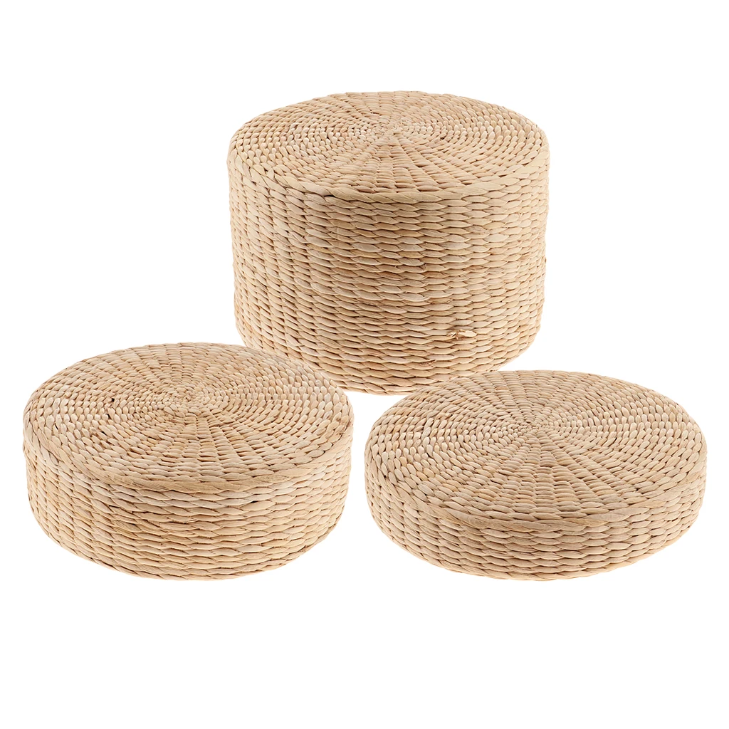 12 inch Round Floor Seat Meditation Cushion Floor Pillows Seating for Kids Meditation Couch Pillows for Floor 