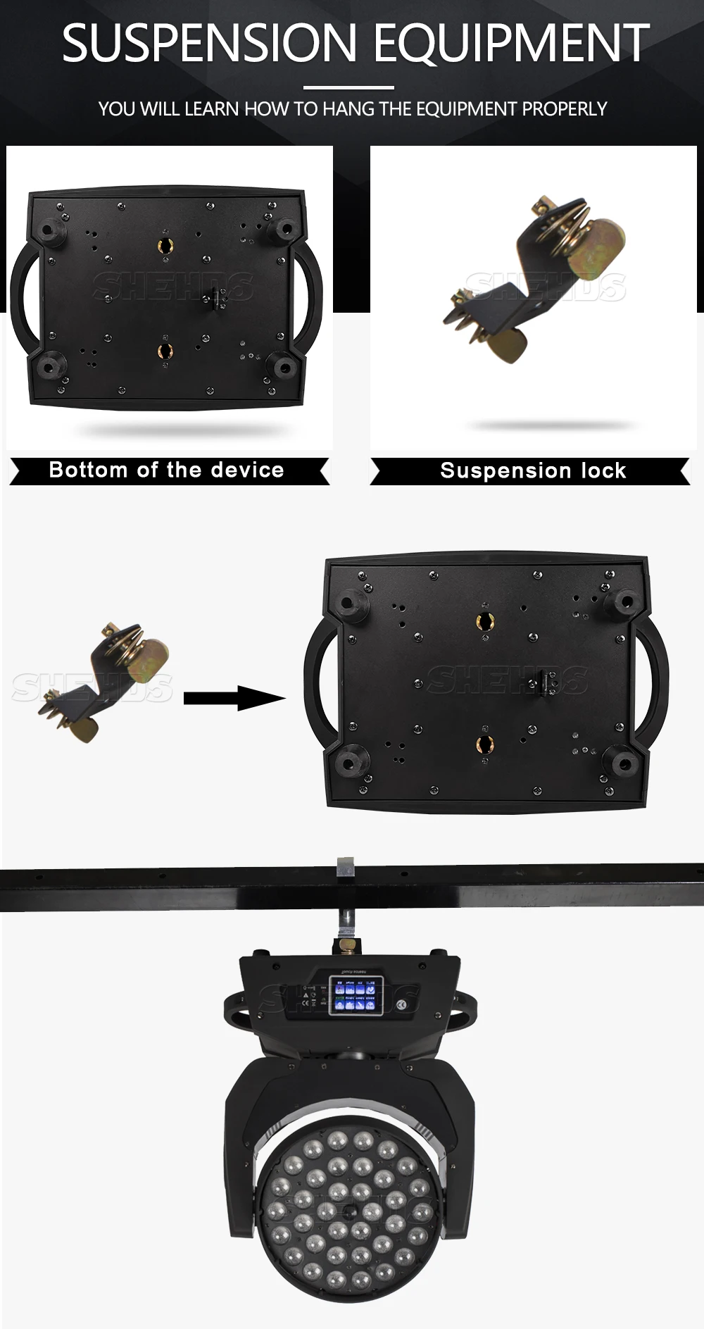 Светодиодный 36x18 Вт RGBWA+ УФ зум перемещение головы 6in1 светодиодный стирка DMX512 Прямая с фабрики Dj диско-сценическое освещение для вечерние обувь для ночного клуба