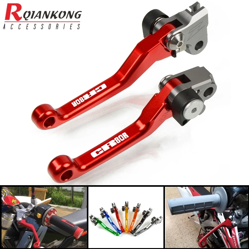 

Motorcycle Dirt Bike Brake Clutch Levers Pivot Foldable handle levers FOR HONDA CR 80 R 1998-2007 1999 2000 2001 2002 2003 2004