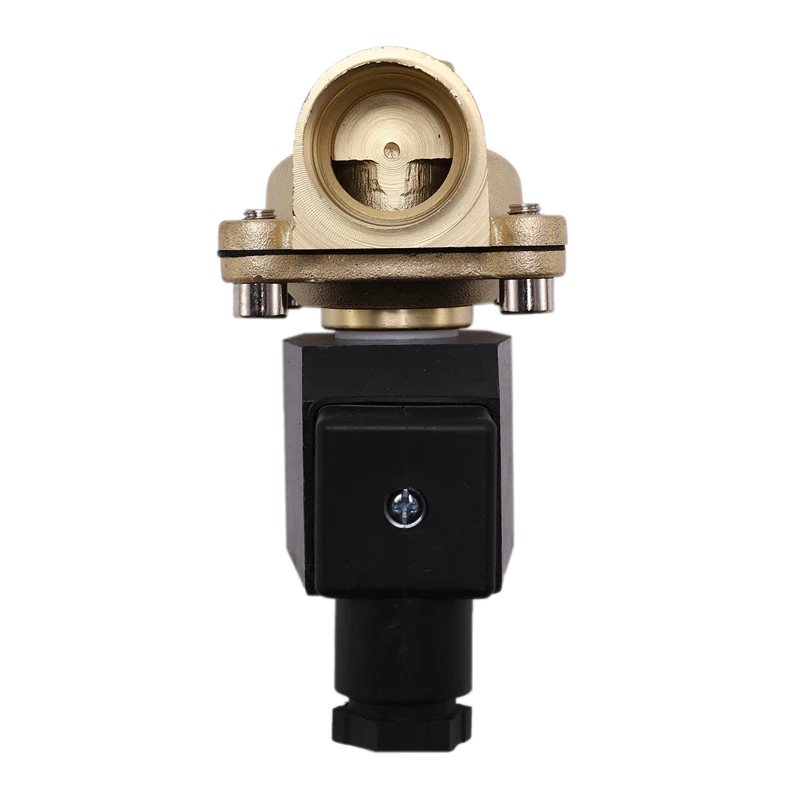 

1 Pcs AC220V Brass Solenoid Valve Golden Normally Closed Solenoid Valve Water Valve, IP65 Waterproof Fully Enclosed Coil