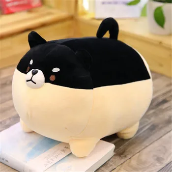 

40cm Cute Shiba Inu Dog Doll Pillow Plush Toy Stuffed Soft Animal Corgi Chai Pillow Christmas Gift for Kids Kawaii Present