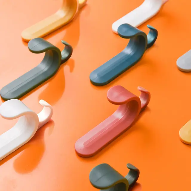 4Db/Beállított Dekoratív Horog Önmagarasztó Ajtó Falhorogok Kulcs Tartó Ruhák Fogas Kabát Állvány Fürdőszoba Konyhai Fal Dekorációhoz - Image 3