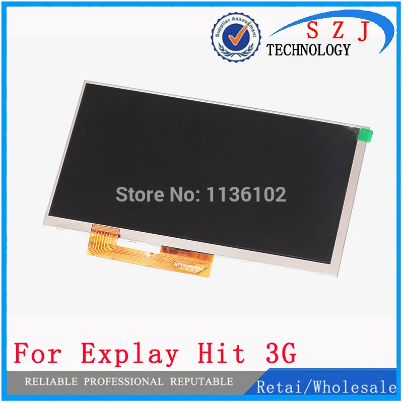 

New 7'' inch tablet Matrix For Explay Hit 3G inner TFT LCD display Screen Panel Lens Module Glass Replacement Free shipping