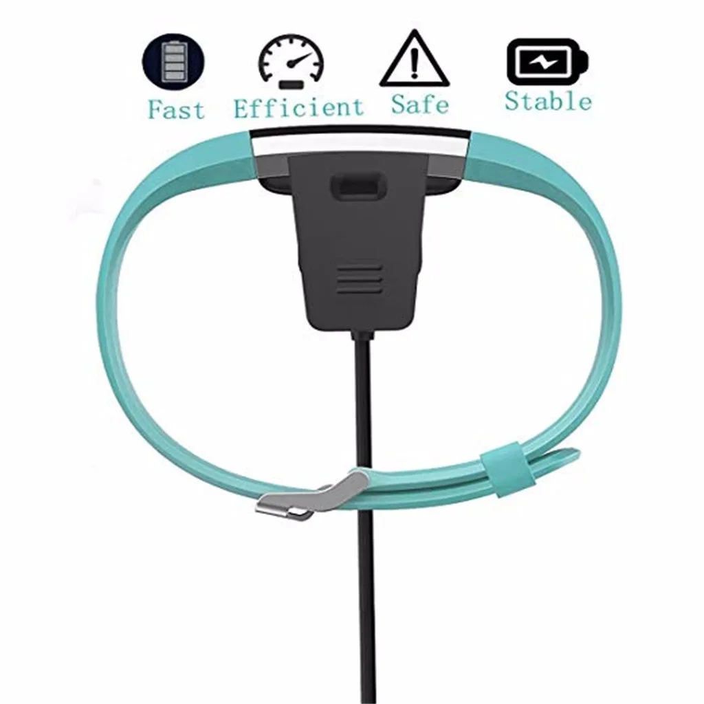 Ouhaobin Замена зарядного устройства USB кабель для Fitbit Alta HR зарядное устройство с кнопкой сброса 1 м+ 55 см кабель для Fitbit Alta HR 916#2