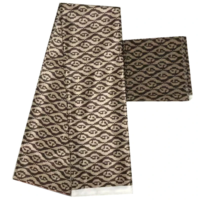 MJ850915s7 Cheapest nigerian ankara fabrics satin silk fabric Fashion african wax pattern design Eco-Friendly silk fabric for Party Dress - Цвет: MJ850915s7