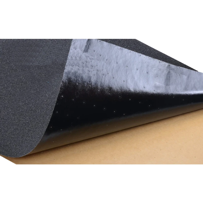 Нескользящий скейтборд Griptape 83*24 см чистый черный цвет двойная утепленная доска