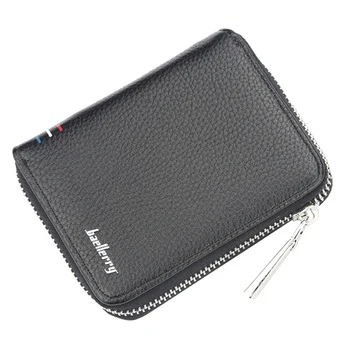 

baellerry men's short wallet Korean version of the zipper multi-function wallet large capacity multi-card bag men